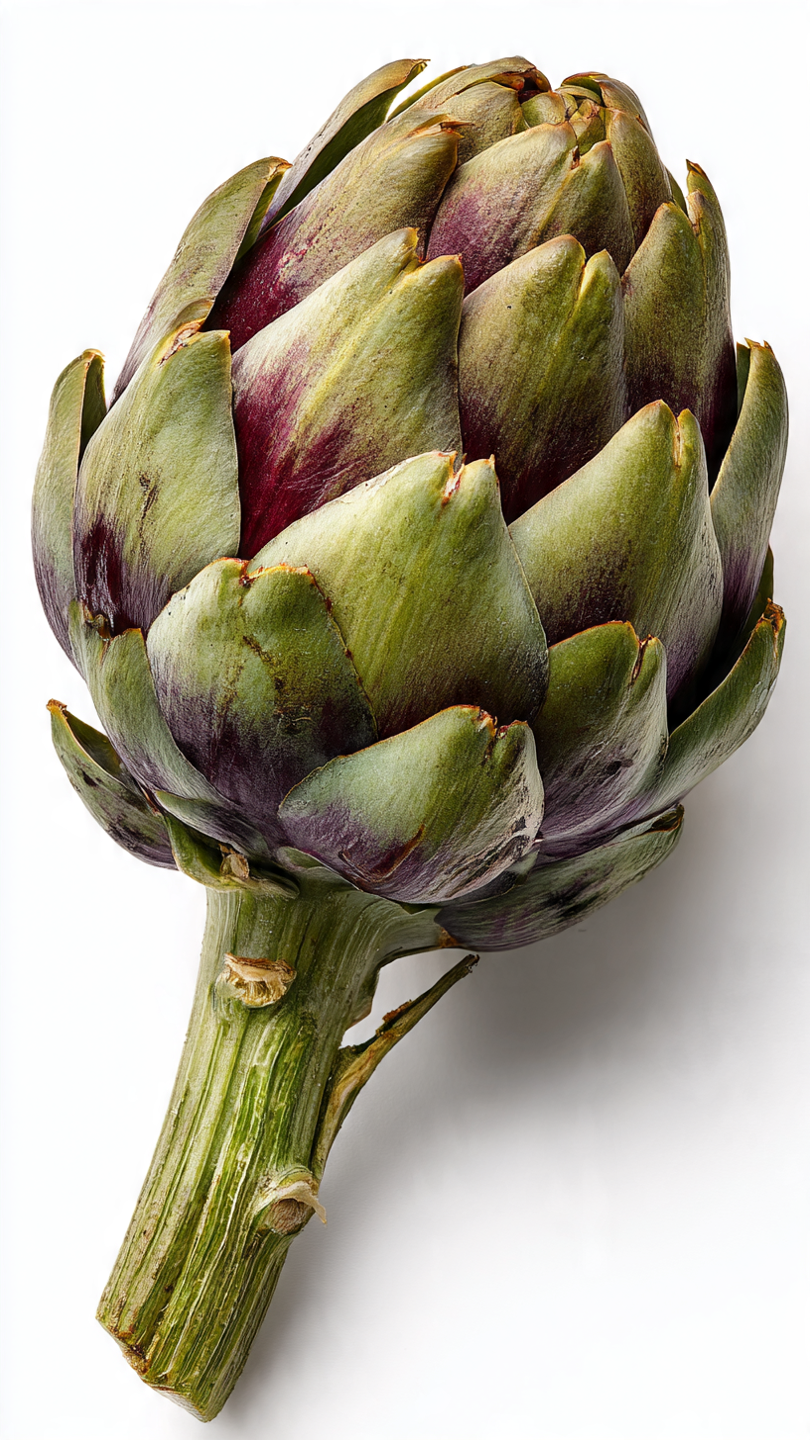 one_artichoke_with_white_background
